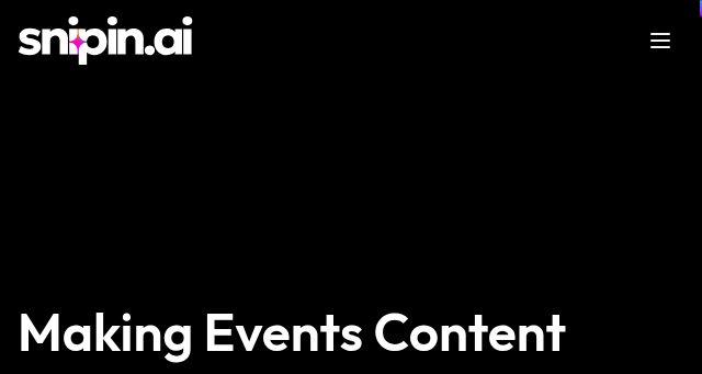 Screenshot of snipin.ai