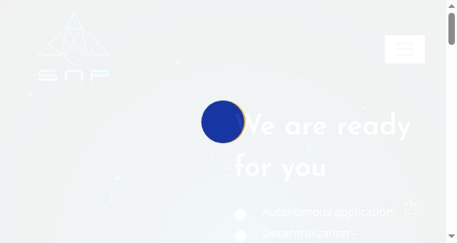 Screenshot of snp.network