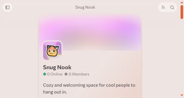 Screenshot of snugnook.org