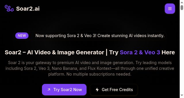 Screenshot of soar2.ai