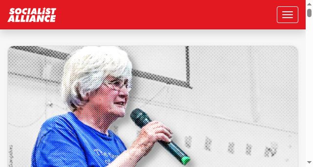 Screenshot of socialist-alliance.org