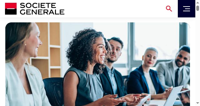 Screenshot of societegenerale.com