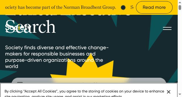 Screenshot of society-search.com