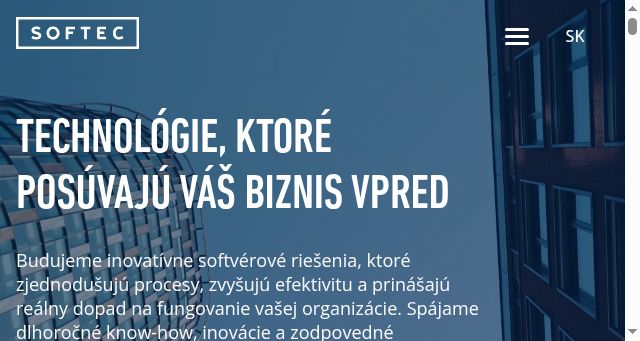 Screenshot of softec.sk