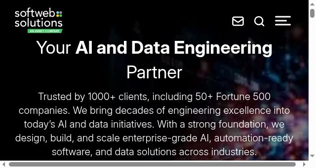 Screenshot of softwebsolutions.com