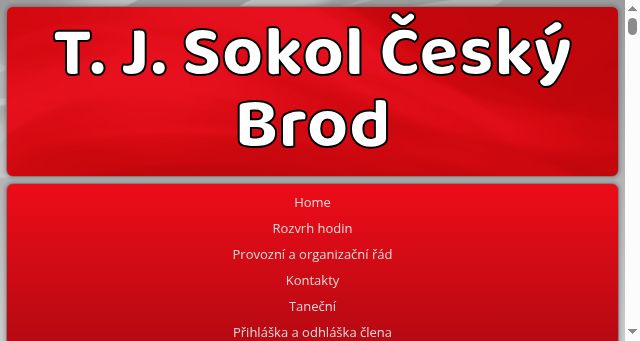 Screenshot of sokolbrod.cz
