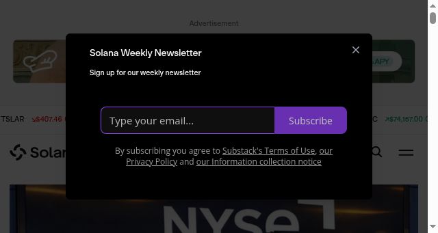 Screenshot of solanafloor.com