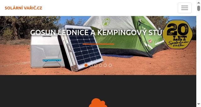 Screenshot of solarnivaric.cz