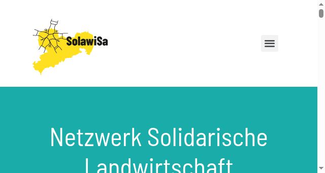 Screenshot of solawi-sachsen.org