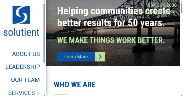 Screenshot of solutient.com