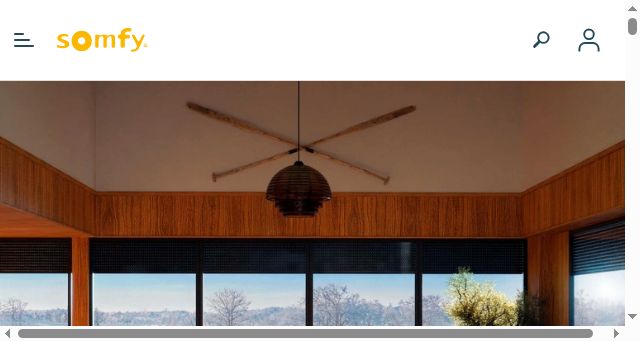 Screenshot of somfy.cz