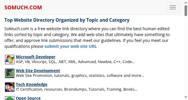 Screenshot of somuch.com