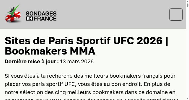 Screenshot of sondages-en-france.fr