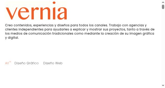 Screenshot of soniavernia.com