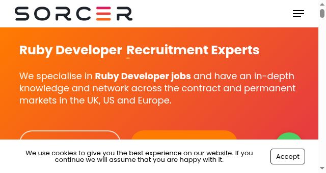 Screenshot of sorcer.io