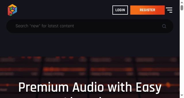 Screenshot of soundscrate.com