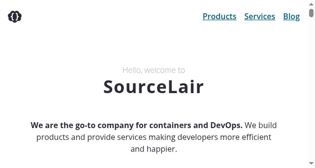 Screenshot of sourcelair.com