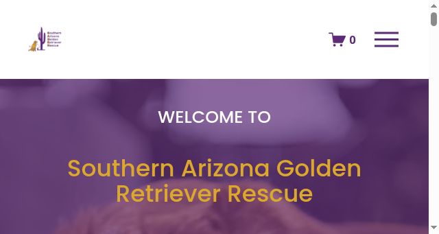Screenshot of southern-az-golden-retriever-rescue.org