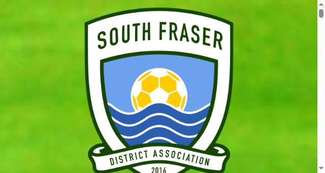 Screenshot of southfrasersoccer.com