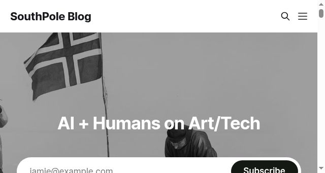 Screenshot of southpole.blog