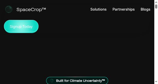 Screenshot of spacecrop.eu