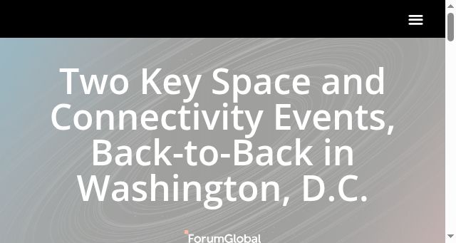 Screenshot of spacepolicyamericas.com