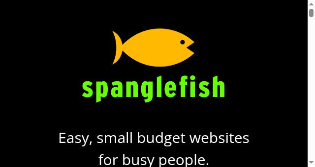 Screenshot of spanglefish.org