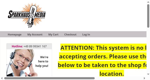 Screenshot of sparkhaus-shop.com