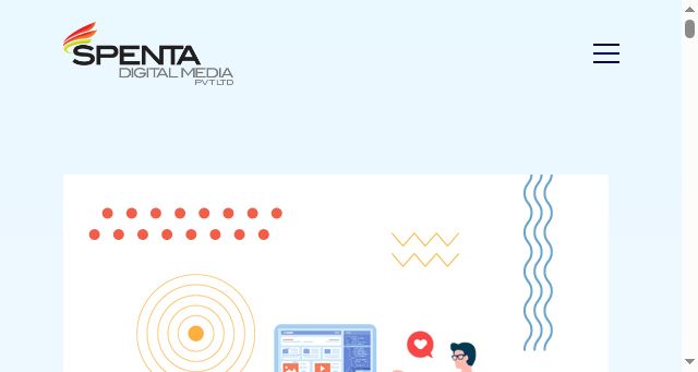 Screenshot of spentadigital.com