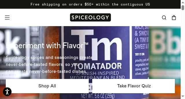 Screenshot of spiceology.com