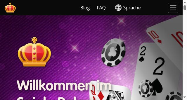 Screenshot of spiele-palast.de