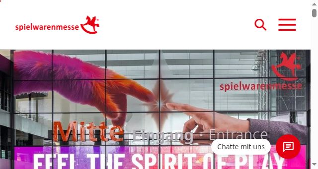 Screenshot of spielwarenmesse.de
