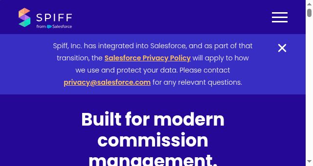 Screenshot of spiff.com