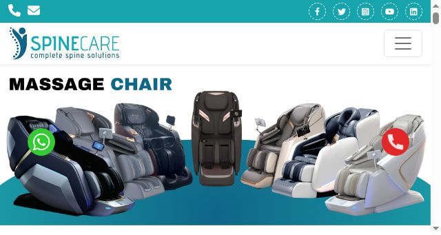 Screenshot of spinecare.co