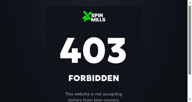 Screenshot of spinmills.com