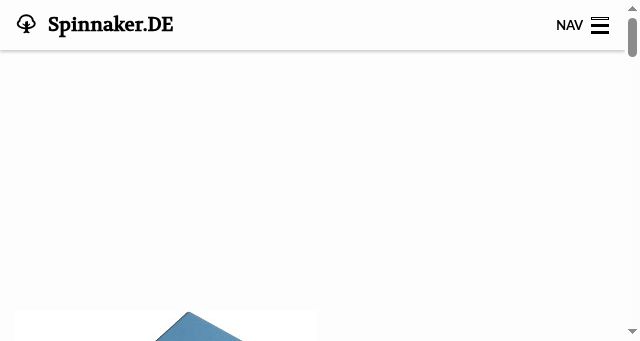 Screenshot of spinnaker.de