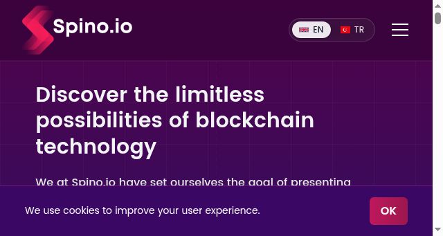 Screenshot of spino.io