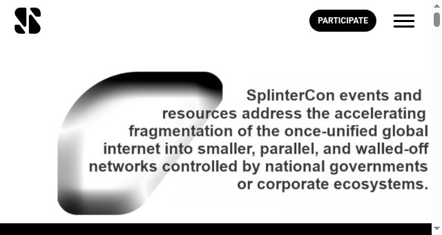 Screenshot of splintercon.net