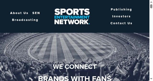 Screenshot of sportsentertainmentnetwork.com.au