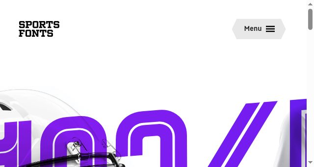 Screenshot of sportsfonts.com