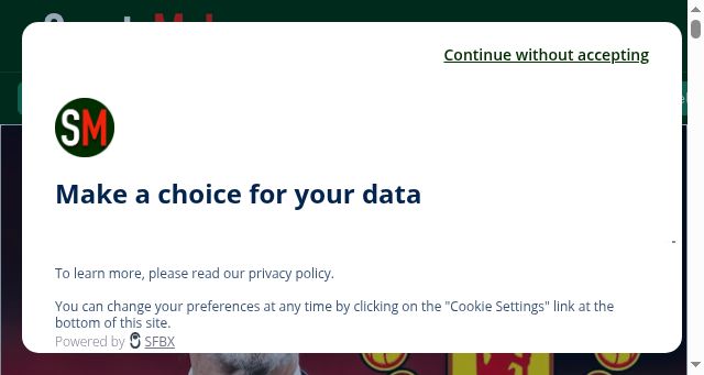 Screenshot of sportsmole.co.uk
