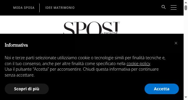 Screenshot of sposimagazine.it