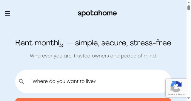 Screenshot of spotahome.com