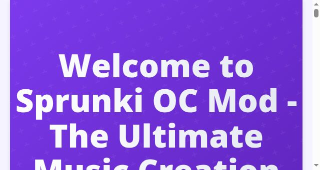 Screenshot of sprunkiocmod.org