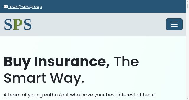 Screenshot of spsinsurance.in