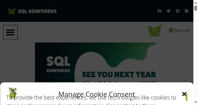 Screenshot of sqlkonferenz.de