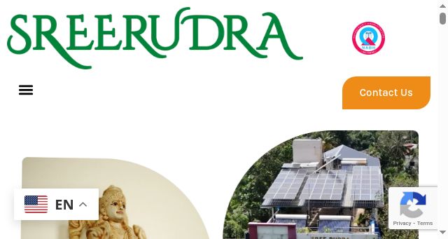 Screenshot of sreerudraayurveda.com