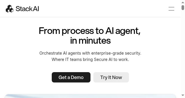 Screenshot of stack-ai.com