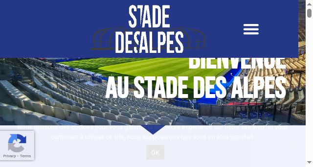 Screenshot of stadedesalpes.fr