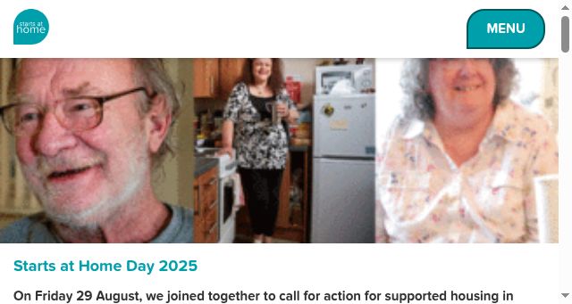 Screenshot of startsathome.org.uk